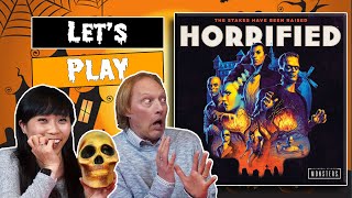 HORRIFIED Round 2  Live Board Game Playthrough 110 [upl. by Tan]