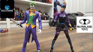 DC McFarlane Joker and Punchline TwoPack Figure Review [upl. by Dorella]