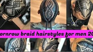 cornrow braids hairstyles for men 2024neat cornrow hairstyles for men 2024 [upl. by Thury715]