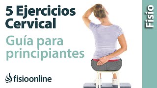 5 Ejercicios fáciles para cervicales  GUIA PARA PRINCIPIANTES [upl. by Lamberto]