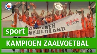 REPO Vrouwen Drachtster Boys Nederlands kampioen zaalvoetbal [upl. by Janerich]