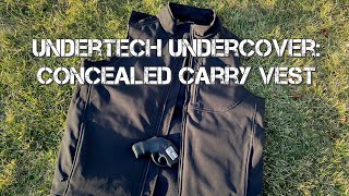 UnderTech Undercover Concealed Carry Vest  Mens Lightweight Concealment Vest [upl. by Leatri]