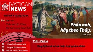 Radio thứ Bảy 18052024  Vatican News Tiếng Việt [upl. by Huston]