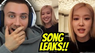 ROSÉ LEAKED HER OWN SONGS My Reaction to Her Surprise Instagram Live [upl. by Higley340]