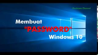 Membuat Login Password Windows 10 cara cepat dijamin berhasil [upl. by Narhet314]