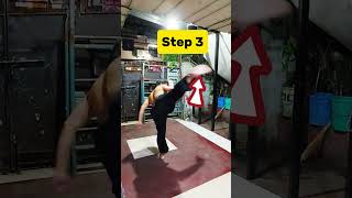 Side Kick Tutorial youtubeshorts martialarts trainhardtostayfit trainingday [upl. by Justicz547]