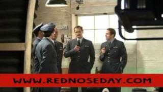 Behind the scenes of WWII Pilots  Armstrong amp Mitchell and Miller amp Webb  Red Nose Day 2009 [upl. by Eizzil957]