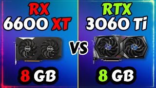 RX 6600 XT vs RTX 3060 Ti  Test in 10 Games [upl. by Ahoufe]