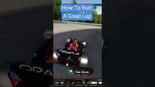 How To Ruin A Lap Record automobile formulacar racing f1car formula1 gamingshorts redbull [upl. by Brody]