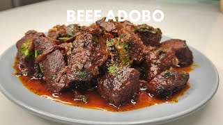 Best Beef Adobo Recipe Filipino Beef Style Easy amp Quick Beef Adobo [upl. by Thrift970]