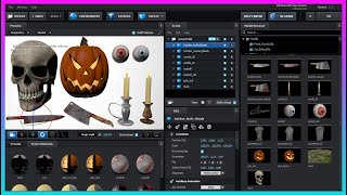 Element 3D \\ Halloween Pack install 🎃 amp Free 3D Model pack videocopilot [upl. by Runstadler]