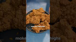 Easy Fried Chicken Thighs shorts friedchicken [upl. by Becky]