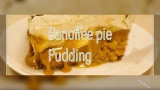 Banoffee pie pudding recipe Easy banoffee recipe Cooking with cuppies [upl. by Moorefield982]