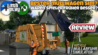 🚮BESTER MÜLLWAGEN SIM🤔Waren GAMES wirklich früher besser gemacht RECYCLE Der Müllabfuhr Simulator [upl. by Enyalb227]