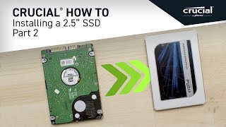 Part 2 of 4  Installing a Crucial® 25quot SSD Copy [upl. by Lodie250]