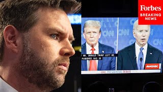 JD Vance Asked Point Blank If Biden Is Replaced After Debate Will It Help Or Hurt Trump [upl. by Suivatnod]