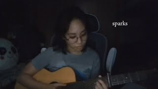 sparks  coldplay cover with rain [upl. by Sandry]