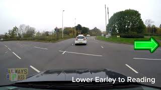 Blackboy roundabout  Lower Earley to Reading [upl. by Eirrab249]