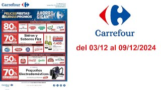 Ofertas Carrefour  del 031224 al 091224 [upl. by Ennobe841]