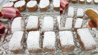 Mantecados de cacahuetes y canelapeanut and cinnamon shortbreads [upl. by Fairweather]