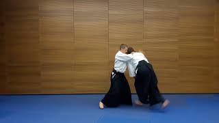 Tachi waza Katate ryote dori Irimi nage [upl. by Lertnahs238]