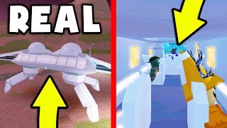 Real SPACESHIP CONFIRMED IN JAILBREAK Roblox [upl. by Mohorva]