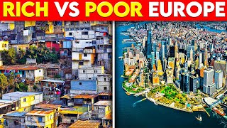 BIG Contrasts Europes Wealthiest VS Poorest Nations GDP [upl. by Leanor343]