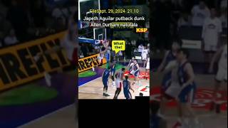 Japeth Aguilar putback dunk Allen Durham walang nagawa [upl. by Llerrehc]