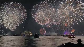 2024 New Year Eve Fire Work at Nemo Water Sports Dubai Jetski and Flyboard [upl. by Aniweta570]