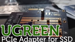 Unboxing UGREEN PCI Express Adapter for M2NVMe SSD [upl. by Asiruam]