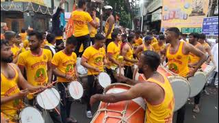 Nimbalkar talim ganpati 2022 Suvarnayug dhol pathak vs Shivgarjana Pune [upl. by Uot]