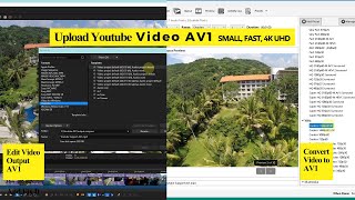 Encode video AV1 and upload Youtube AV1 or play Android TV [upl. by Herodias]