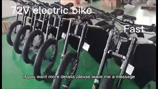 Geofought Fat Tire Fast Speed Electric Bike 72V 8000W 12000W 15000W [upl. by Itch736]