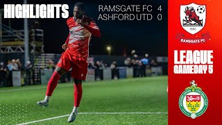 Ramsgate FC vs Ashford Utd [upl. by Atnima760]