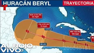 El huracán Beryl toca tierra en el Caribe y avanza hacia México  Al Rojo Vivo  Telemundo [upl. by Nikola]