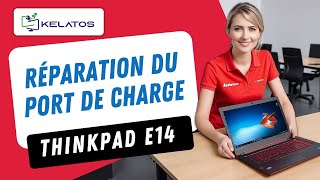 Comment réparer un Lenovo ThinkPad E14 qui ne sallume plus  ▶ Réparation du port de chargement [upl. by Rodmur]