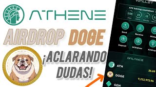 ATHENE NETWORK  DISTRIBUCION DE DOGE  ACLARANDO DURAS athene doge airdrop tge withdraw 2024 [upl. by Burl905]