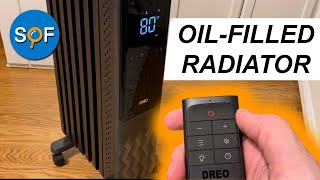 Dreo Radiator Heater OilFilled Efficient WholeHome Warmth [upl. by Ruenhcs]