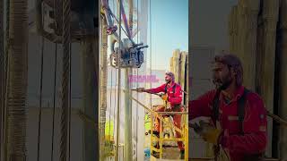 Pakistani Derrickmen workingrigs automobile rigwelder oilandgas rigger rigcareer derrickman [upl. by Niryt]