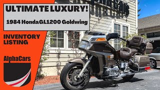 1984 Honda GL1200 Goldwing Overview amp Ride [upl. by Afton677]