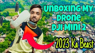 DJI mini 2 Drone unboxing⚡ DJI mini 2 pro first fly amp impression⚡ [upl. by Yetta]