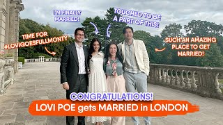 LOVI POE GETS MARRIED IN LONDON  DR VICKI BELO [upl. by Nahk]