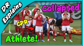 Christian Eriksen COLLAPSES on Field  CPR Performed  Doctor Explains Causes and Medical Response [upl. by Sucirdor114]