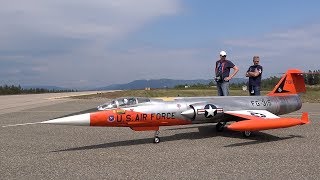 XXXL RC F104 STARFIGHTER  FLIGHT DEMO [upl. by Light359]