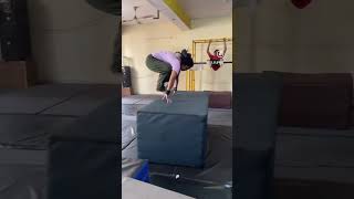 Flippers videos Backflip webster tutorial rickygymnastic parkour stunts class 8851921096 ricky [upl. by Elleunamme]