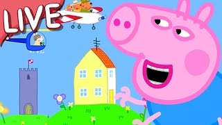 🔴 Giant Peppa Pig and George Pig LIVE FULL EPISODES 24 Hour Livestream [upl. by Adna]