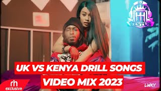 BEST OF UK vs KENYA DRILL SONGS VIDEO MIX BY DJ VESTUS FT WAKADINALICENTRAL CEEBURUKYLYN BOYZ [upl. by Ethan]