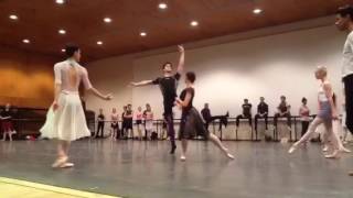 Sterling Baca ABT Swan Lake Von Rothbart Rehearsal 2016 [upl. by Etyam961]