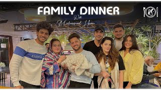 Dinner with family  first time outing with Mhasan  minal appi ne bhe vlog banaya mera 🤪 [upl. by Anallese]