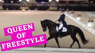 Caroline Roffman amp Her Highness Hip Hop Grand Prix Dressage Freestyle [upl. by Agnot]